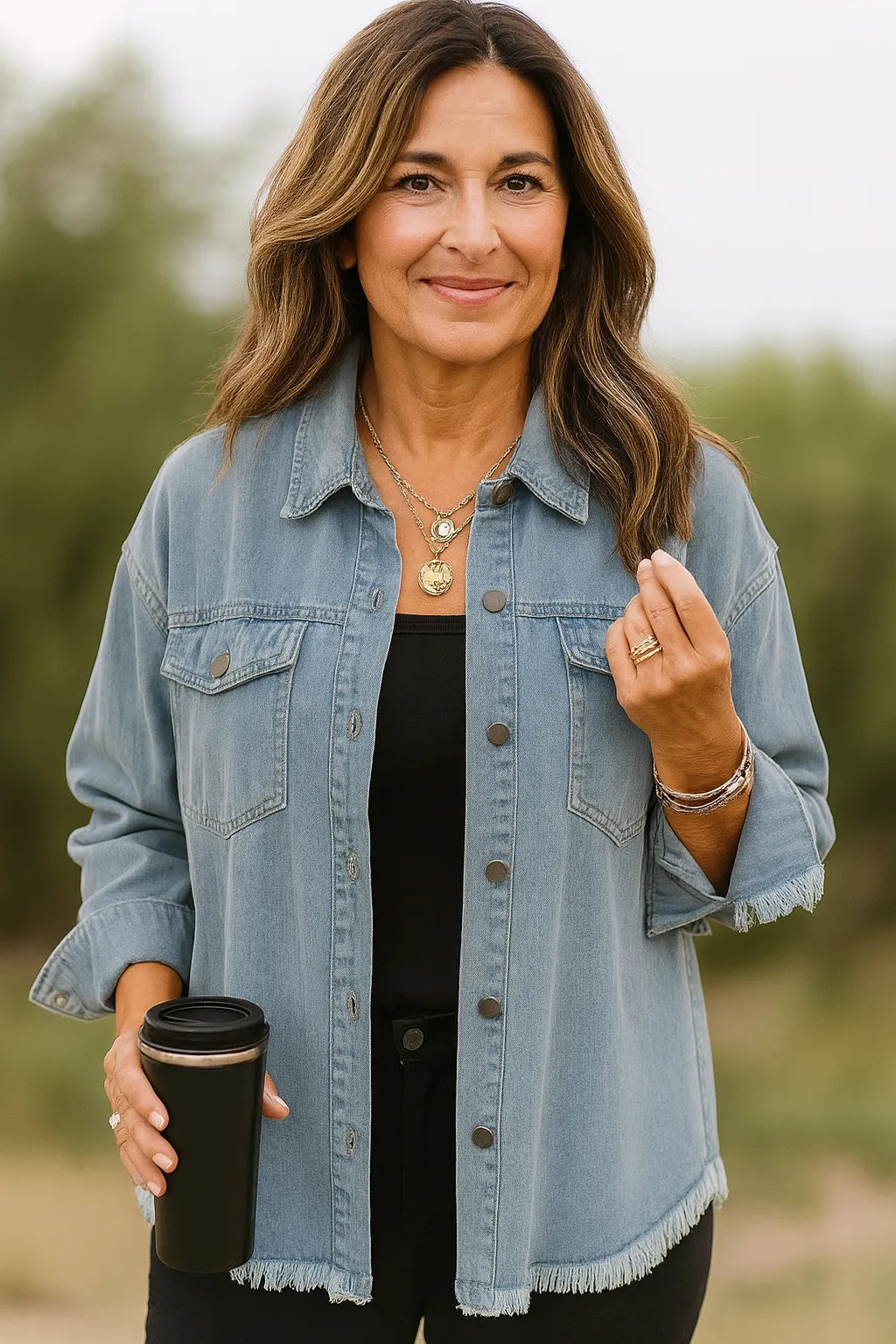 Olivia Soft Denim Jean Jacke