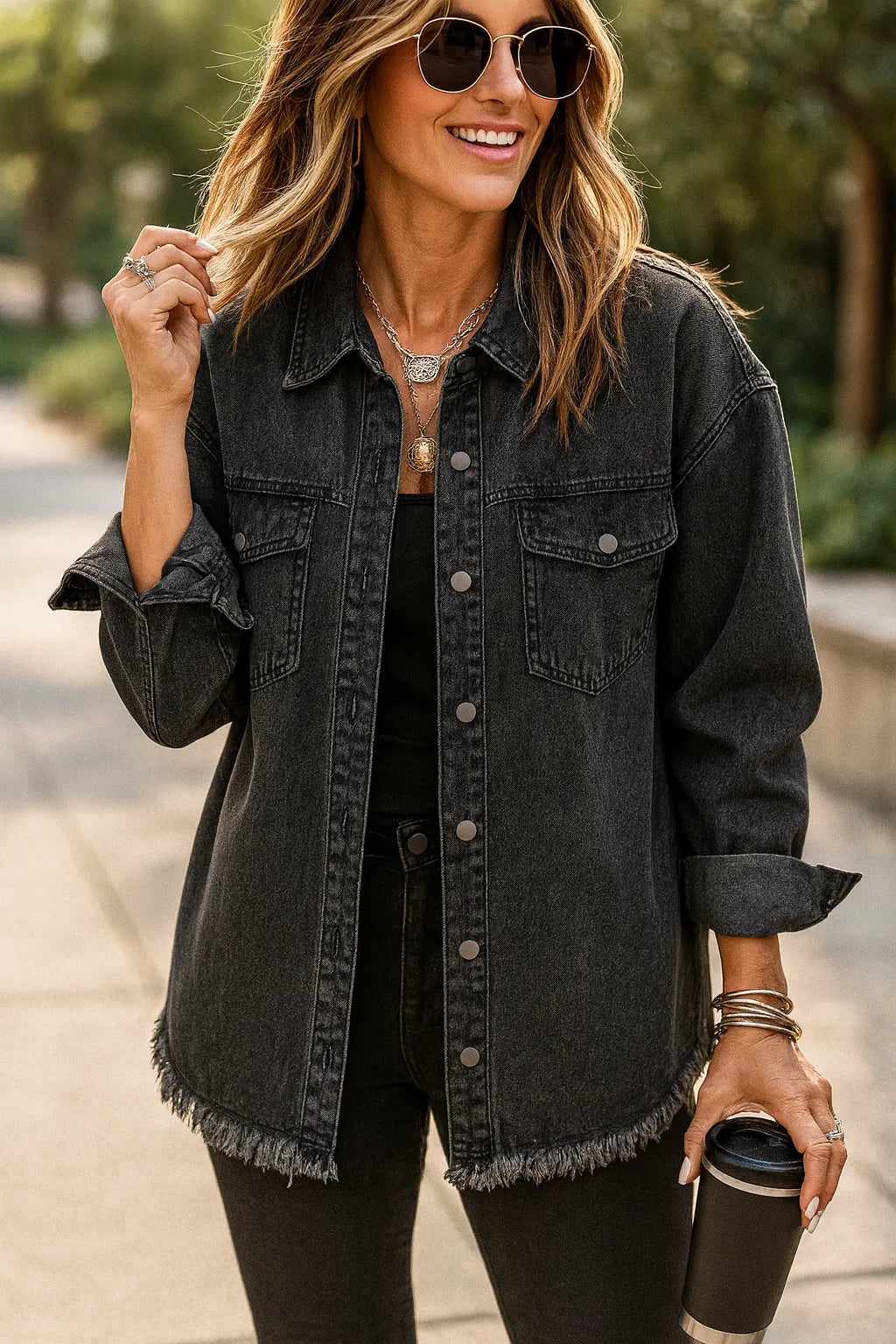 Olivia Soft Denim Jean Jacke
