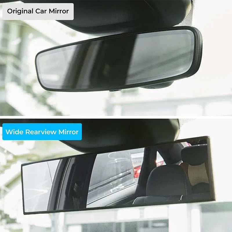 Universal 11.81 Inch Panoramic Convex Real View Mirror for Car SUV Trucks