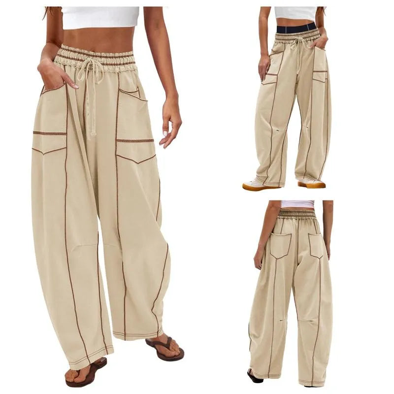 Mira – High-Waisted Wide Leg Lounge Pants