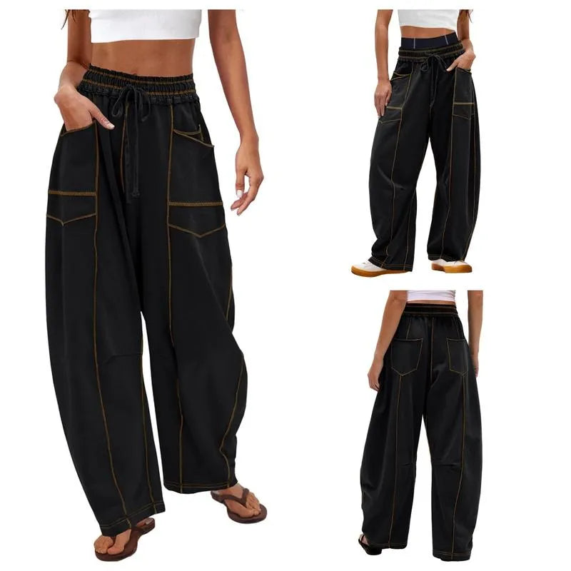 Mira – High-Waisted Wide Leg Lounge Pants