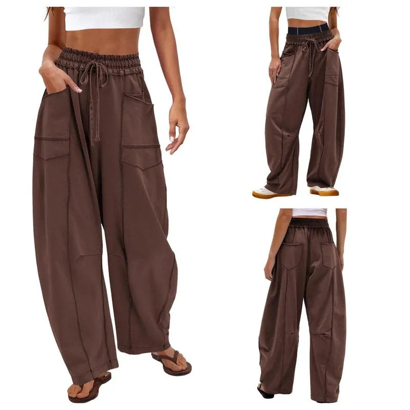 Mira – High-Waisted Wide Leg Lounge Pants