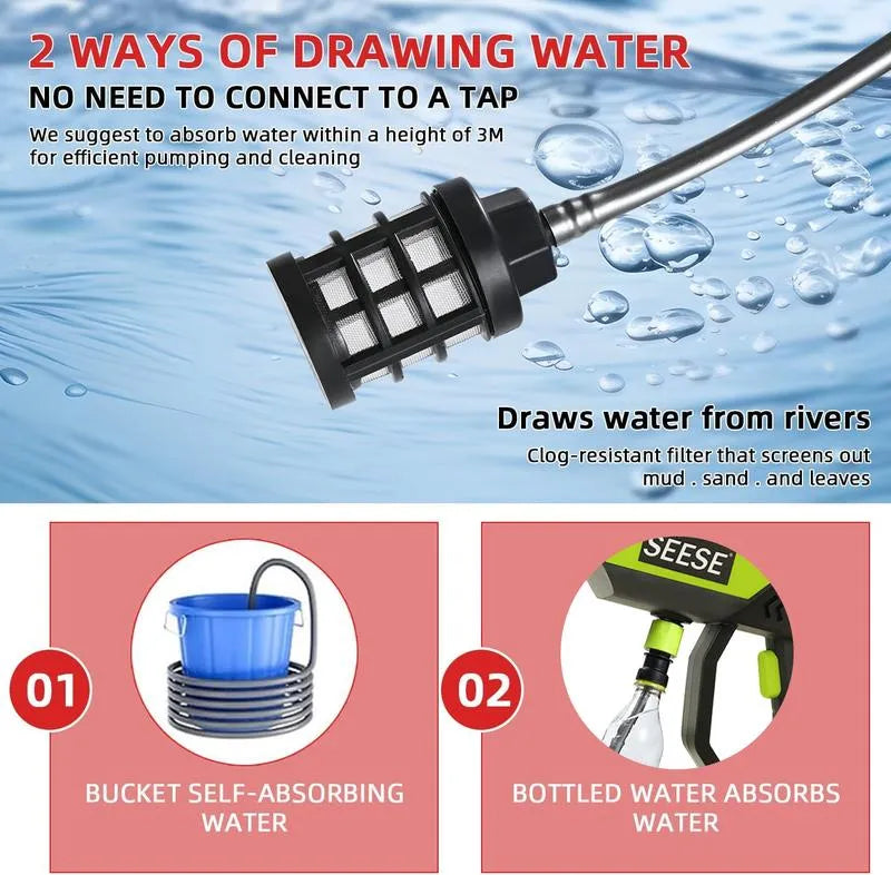 Cordless Pressure Washer and Single Port Charger Base