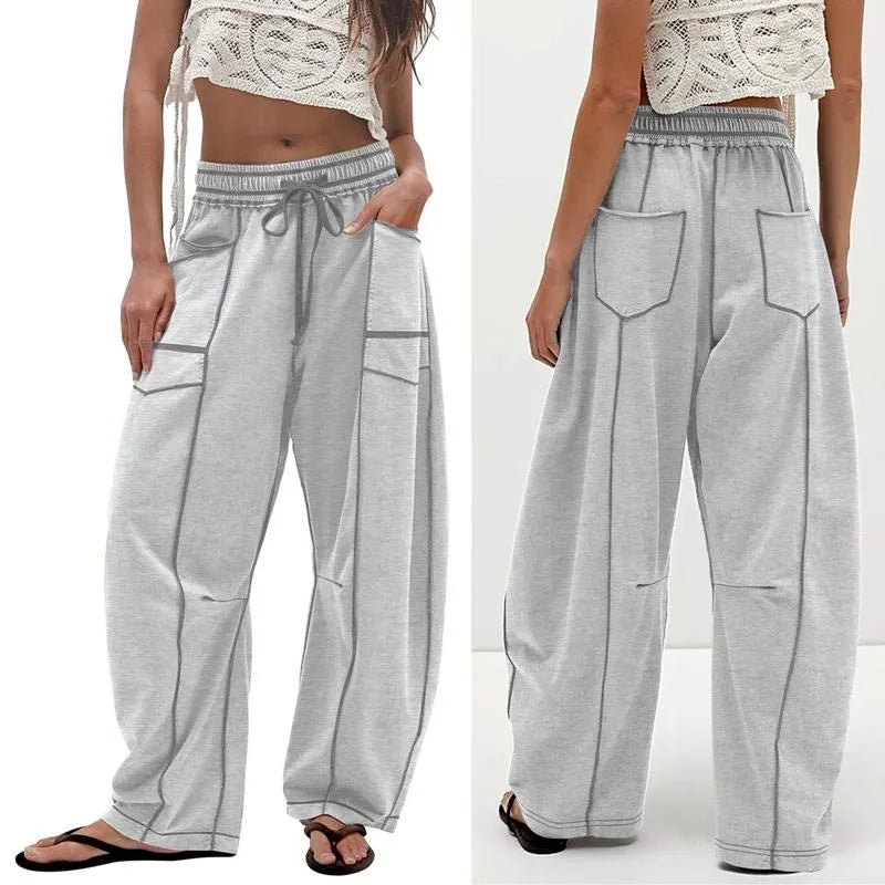 Mira – High-Waisted Wide Leg Lounge Pants