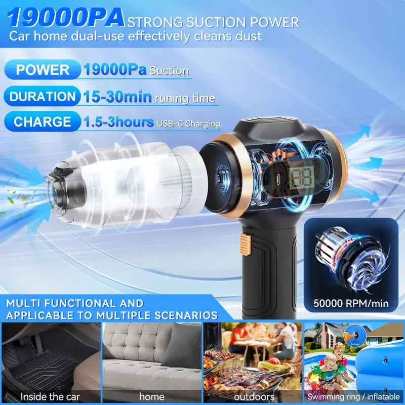 Handheld Cordless Car Vacuum Cleaner