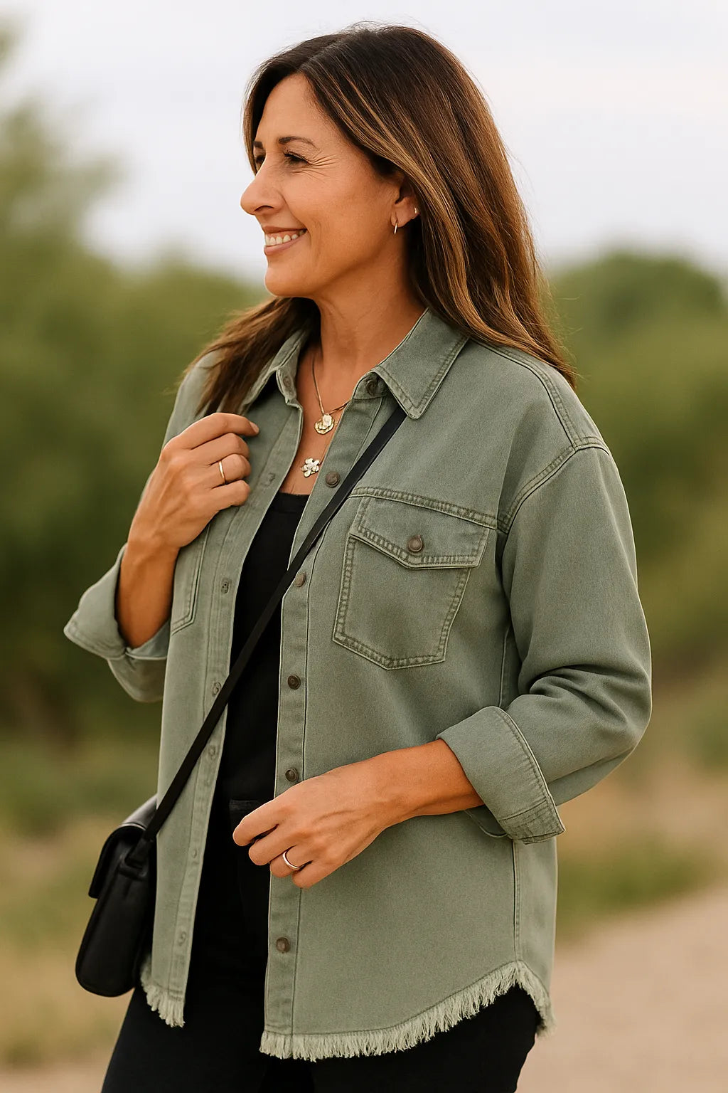 Olivia Soft Denim Jean Jacke