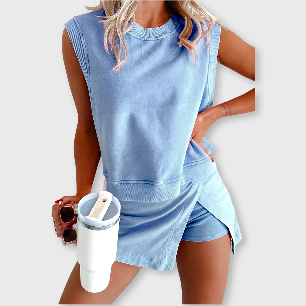 Tanara Mineral Wash Tank & Skort Set