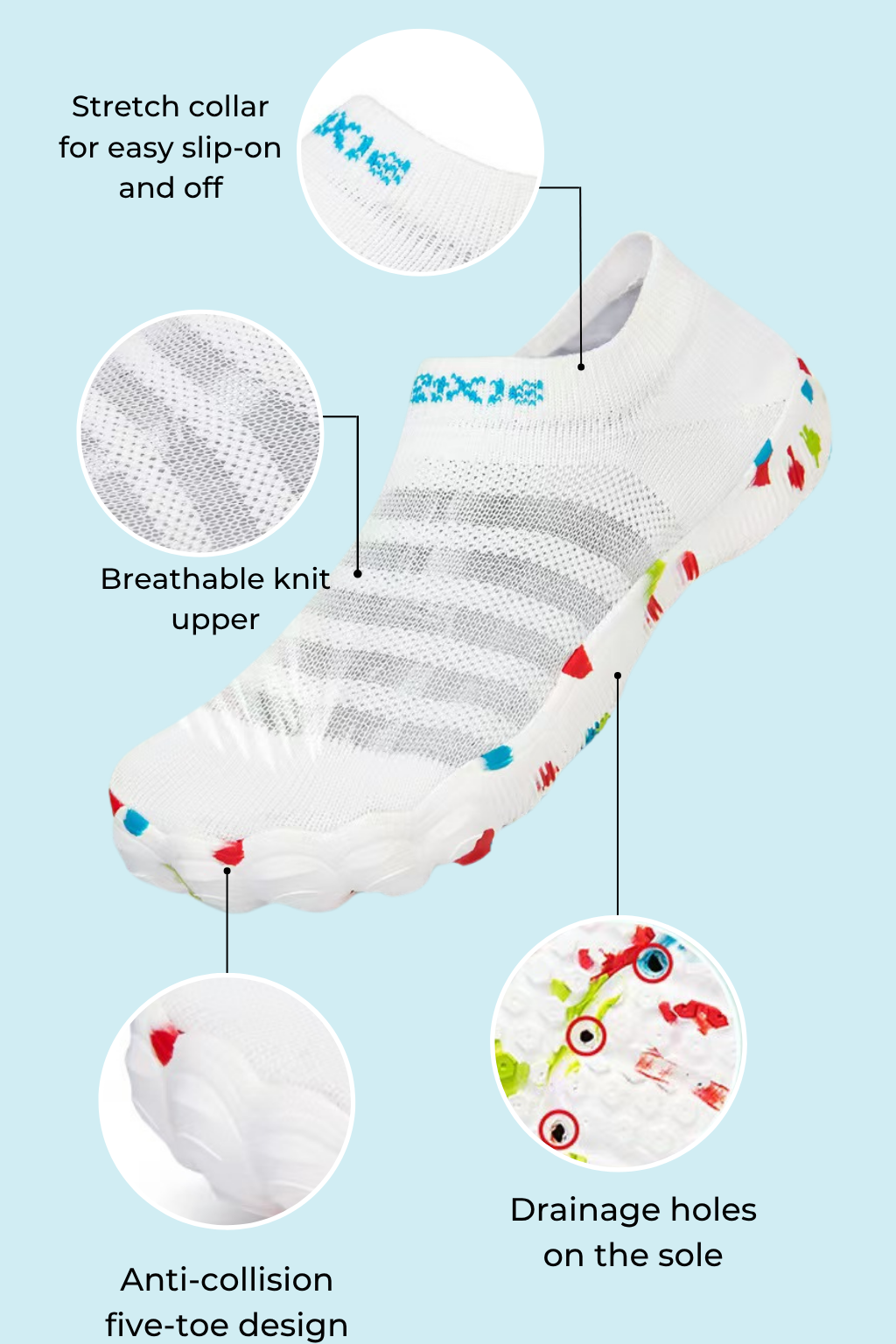 Breathable Water Shoes – Swim, Beach & Outdoor Ready