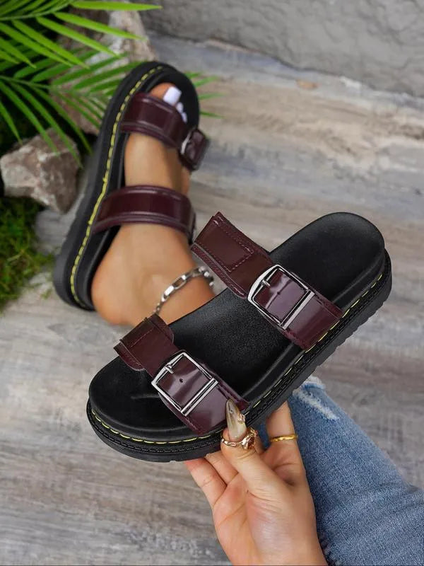 Sienna – Double Strap Summer Slides