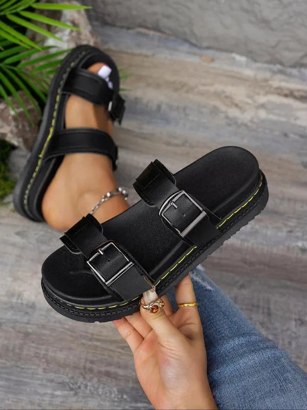 Sienna – Double Strap Summer Slides